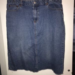 Jean skirt